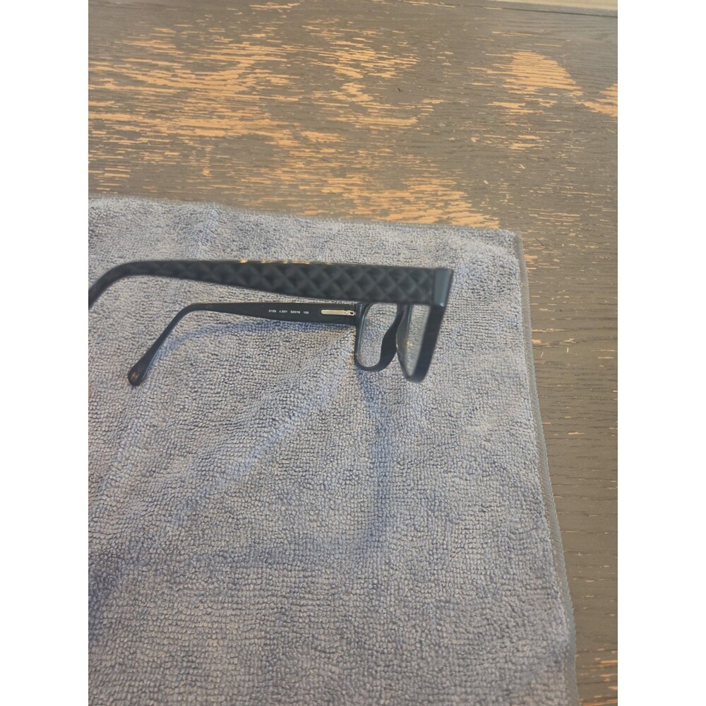 Chanel 3135 c.501 Black size 52/16/135 Made in Italy Eyeglasses